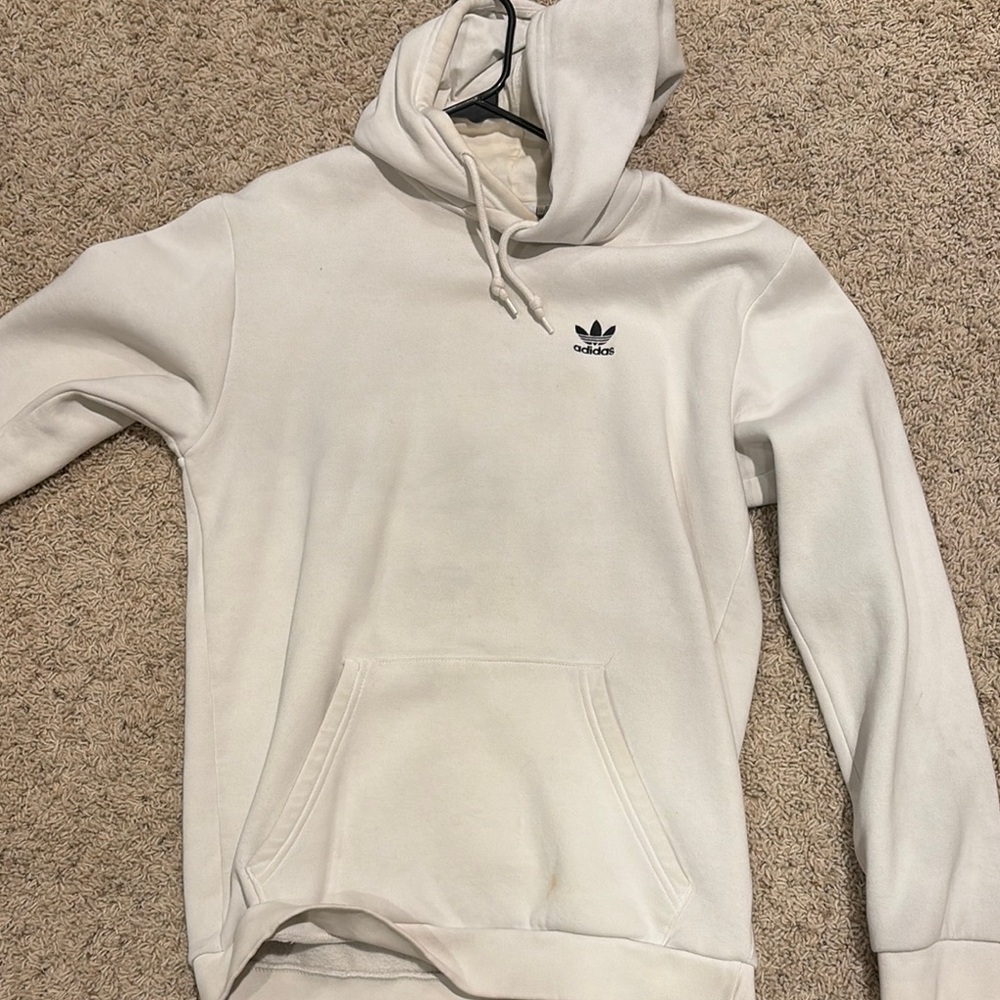 Adidas White Hoodie